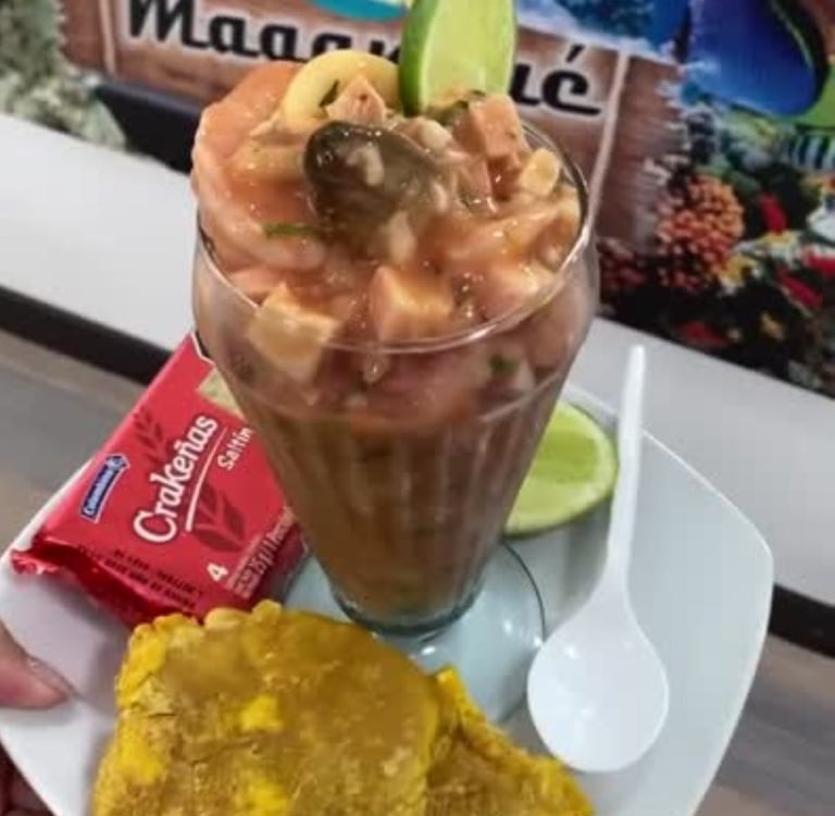 Ceviche, restaurante Magangue Altavista Quimbaya