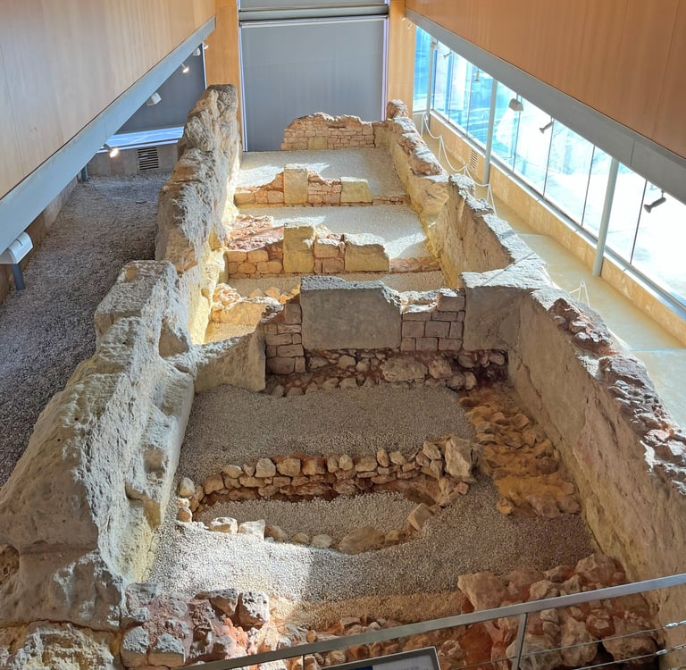 The Punic Wall Museum in Cartagena preserves the remains of the colossal wall that the Carthaginians