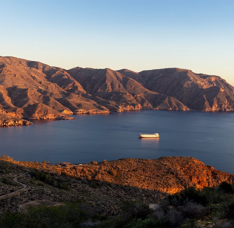 Coastline of the Sierra de la Muela and Cabo Tiñoso Natural Park. Photo by Werner Wilmes.