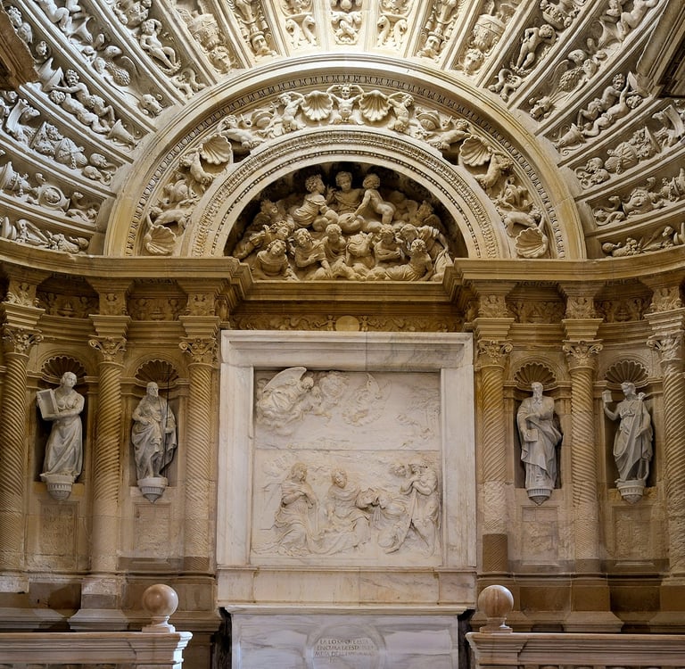 The Junterón Chapel in Murcia Cathedral is one of the most beautiful examples of Renaissance archite