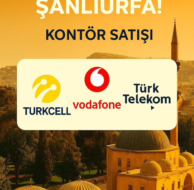 şanlıurfa kontör sistemi