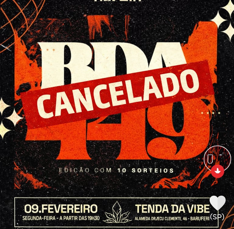bda cancelada