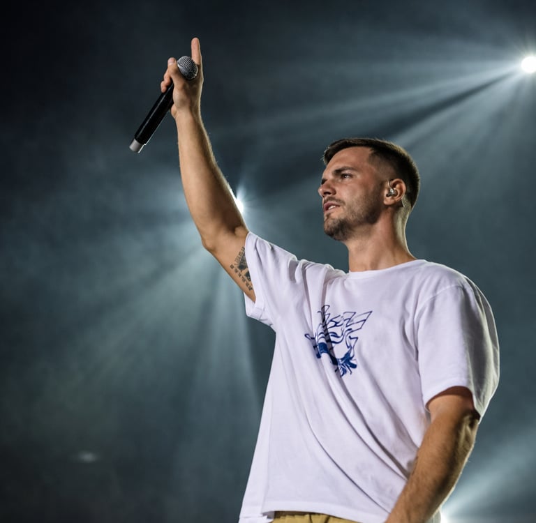 dillaz em performace intensa no show