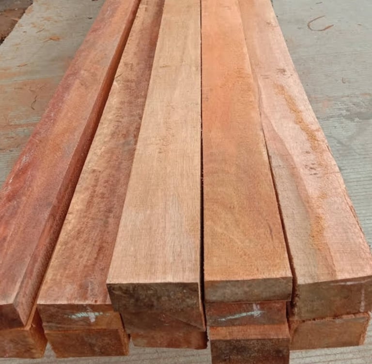 kayu balok meranti merah