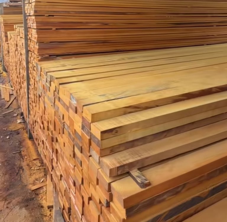 supplier kayu bahan bangunan balok kayu ulin