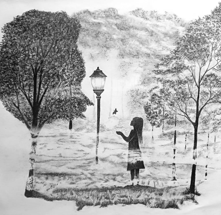 Black and White Artist 