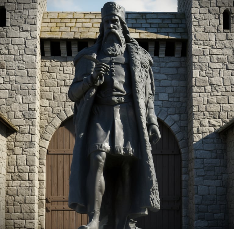 statuie miron costin, Iasi