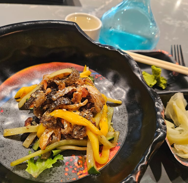 salom skin salad Sushi Kami Bradenton, FL