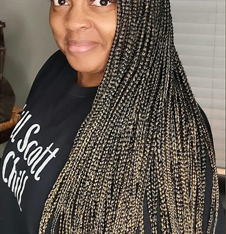 box braids by Kiki Houston Braids 