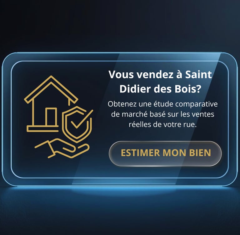 Vendre immobilier Saint didier des bois