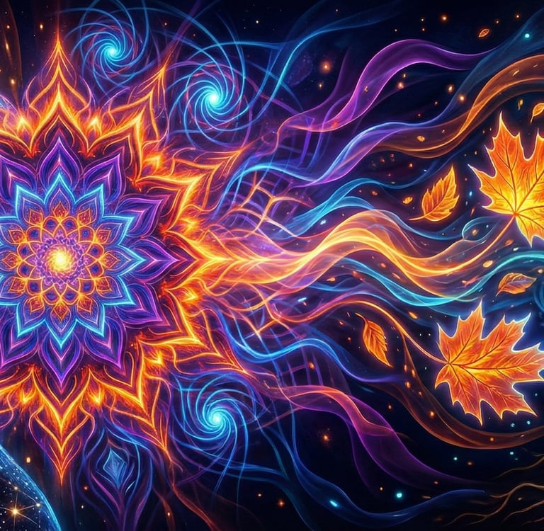 O poder das mandalas fornece conexões entre o real e o imaginário.