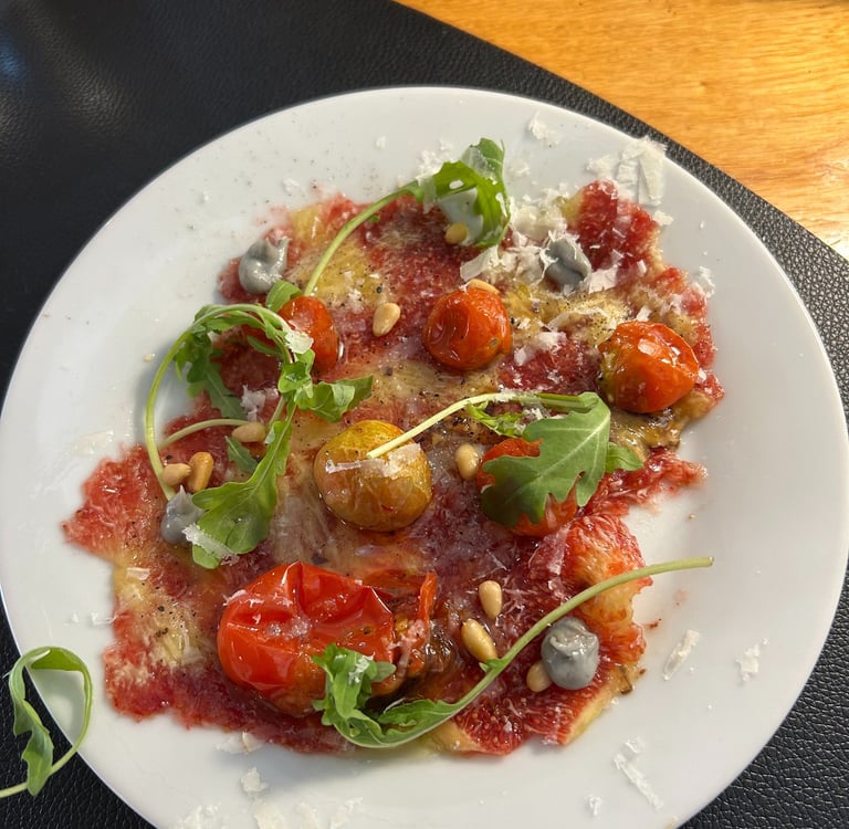 Une des entrées du restaurant de Montagut