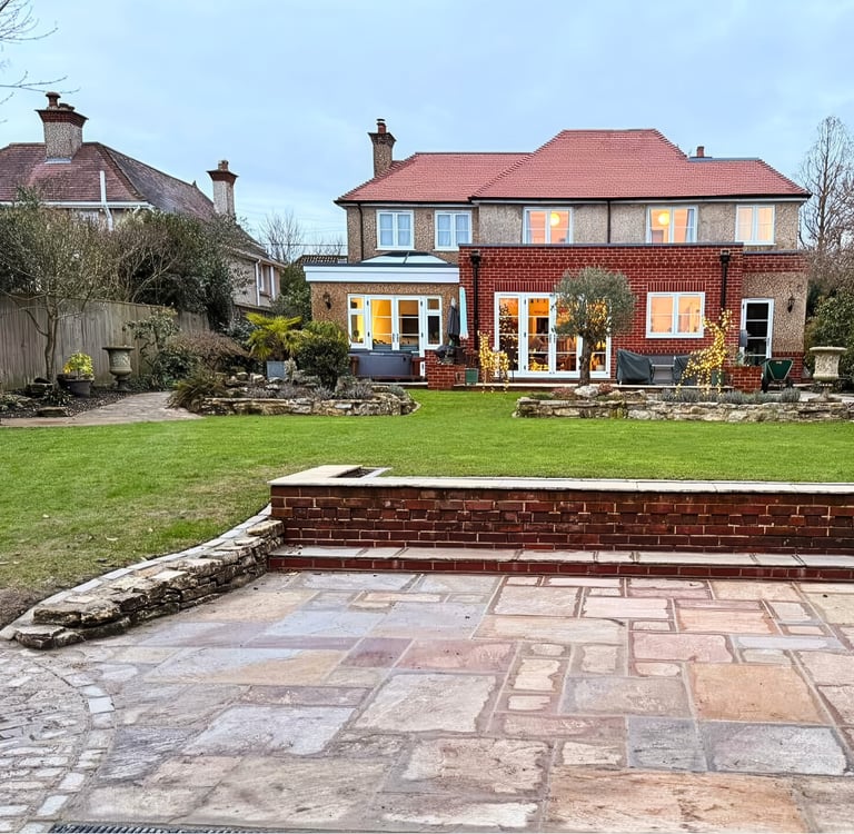 Patio Landscaping Stonework