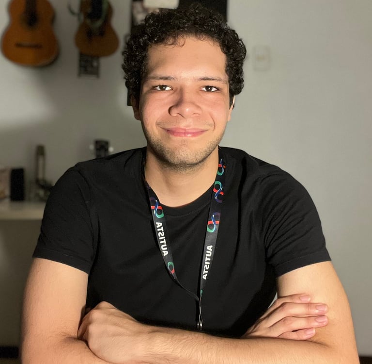 Palestrante autista Lucas Sampaio