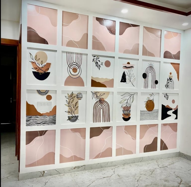 Wall mural at Office, school, cafes, resorts