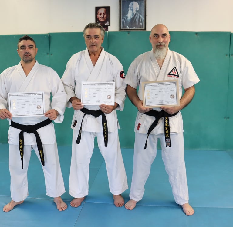 Photo diplomés Grégorie Hourcade Antony Nicou Dominique Hourcade