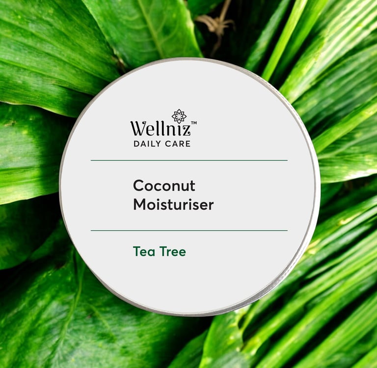wellniz coconut teatree moisturiser