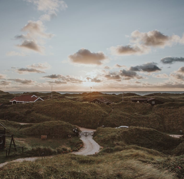 Sunset at the west coast