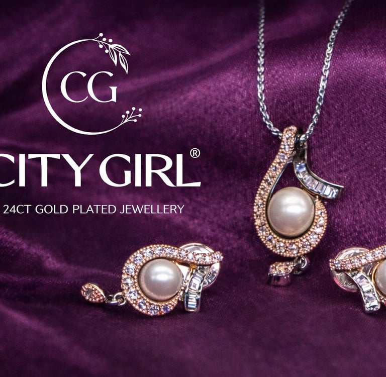 City Girl Jewellery - Best imitation Jwellery - 18 Carat Gold Plated - AD Party & Daily Wear