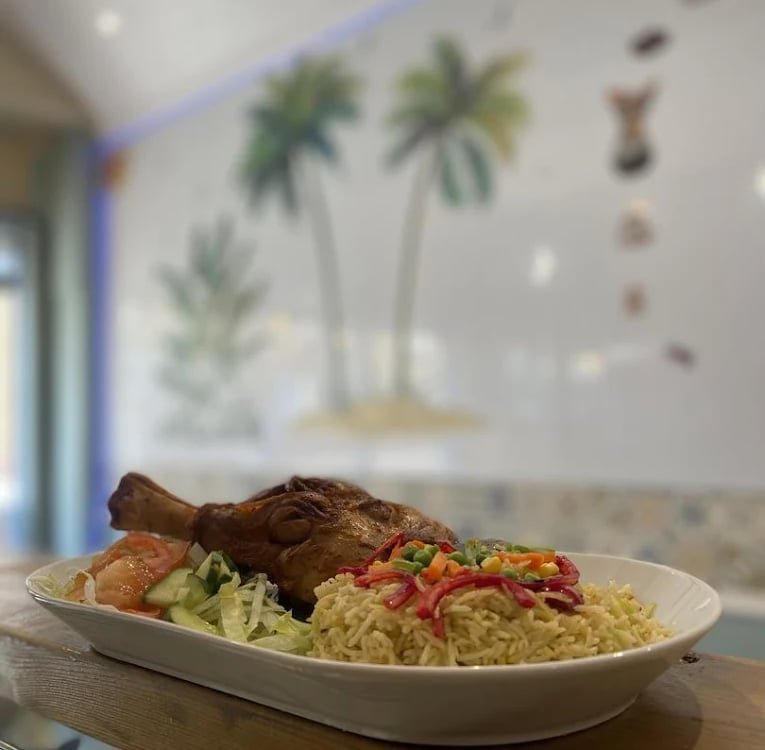 Somali rice and meat dish Kentish Town