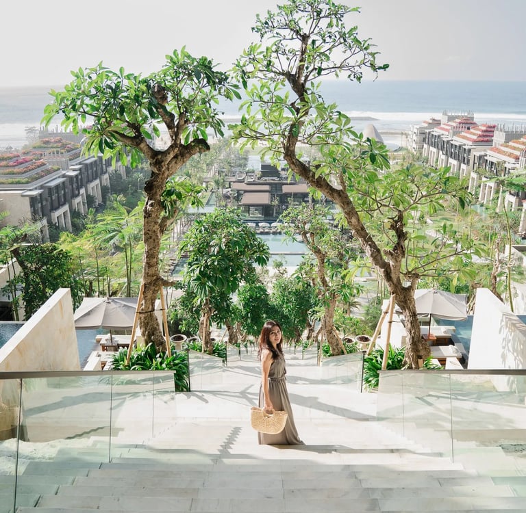 resort landscape view at apurva kempinski bali nusa dua