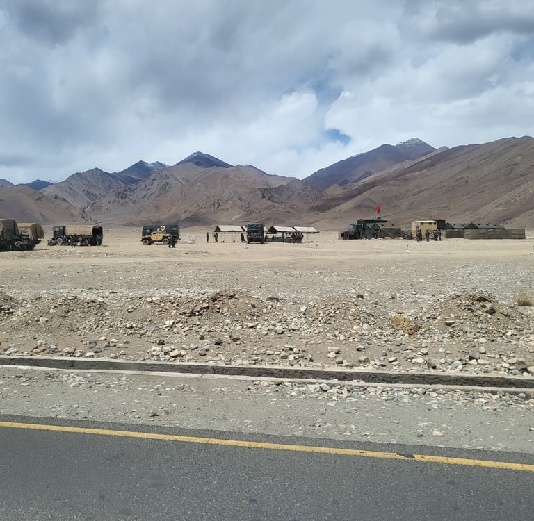 On our way back from Rezang La