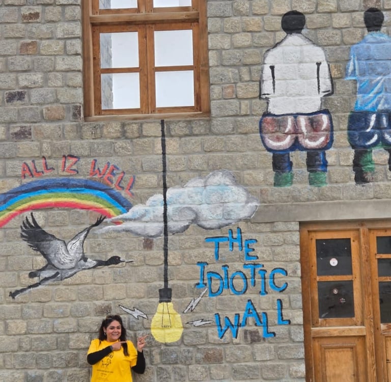 Rancho's School (officially the Druk Padma Karpo School, or Druk White Lotus School) is located in t