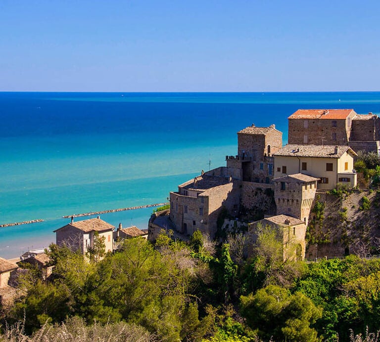 Grottammare borgo vista mare Adriatico Marche