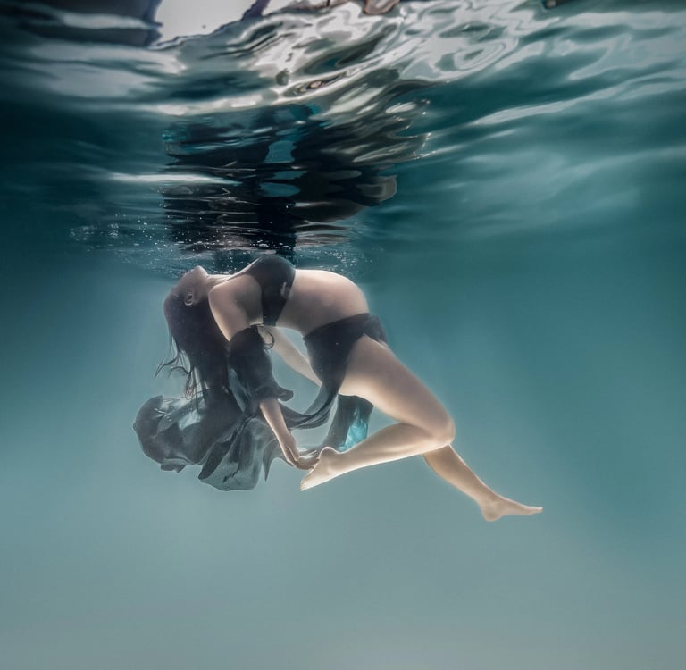 Shooting aquatique maternité