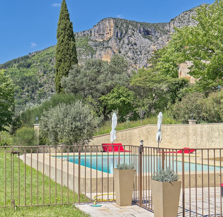 photo jardin piscine