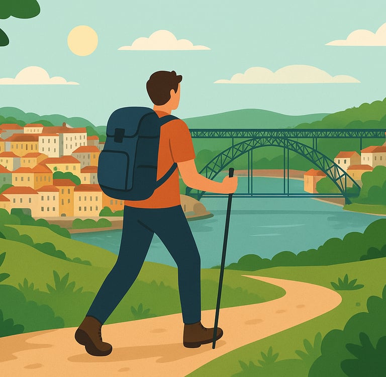 trilhas leves no porto