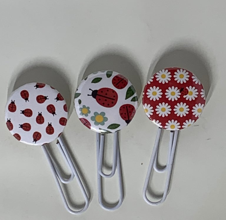 ladybug paper clips
