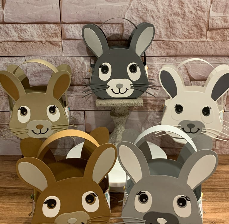 3D Bunny Baskets