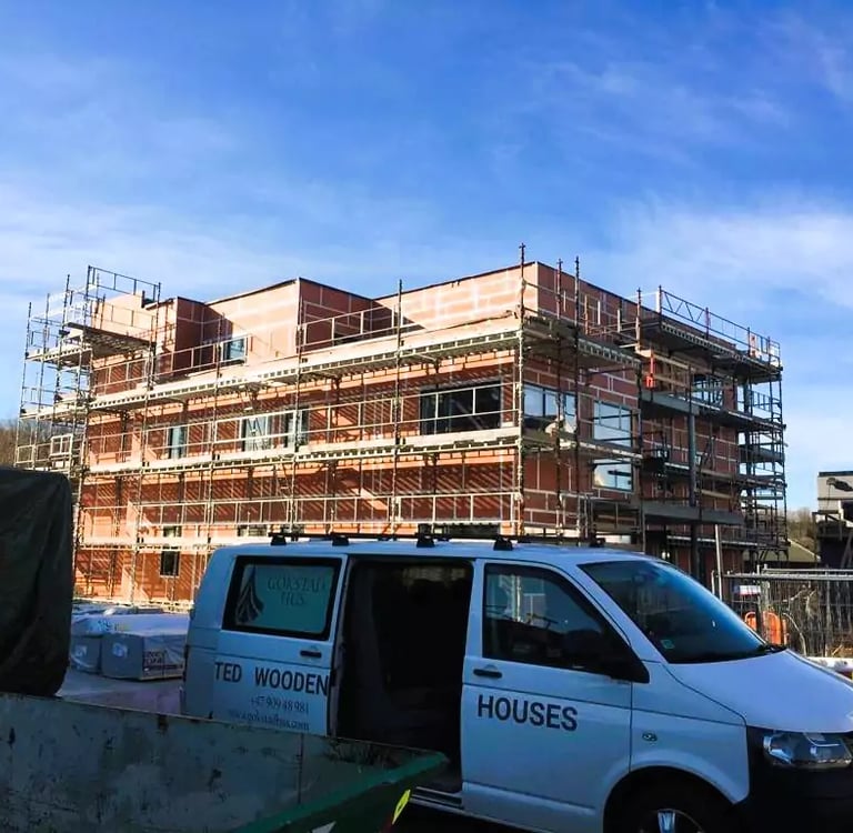 Timber frame building