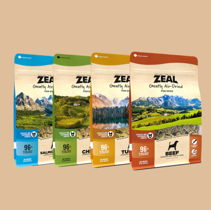 Zeal Canada Air‑Dried Food Variety Pack for Dogs