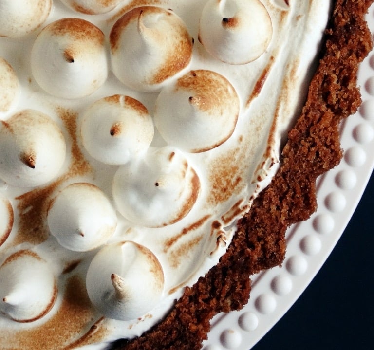 Lemon & White Chocolate Meringue Pie