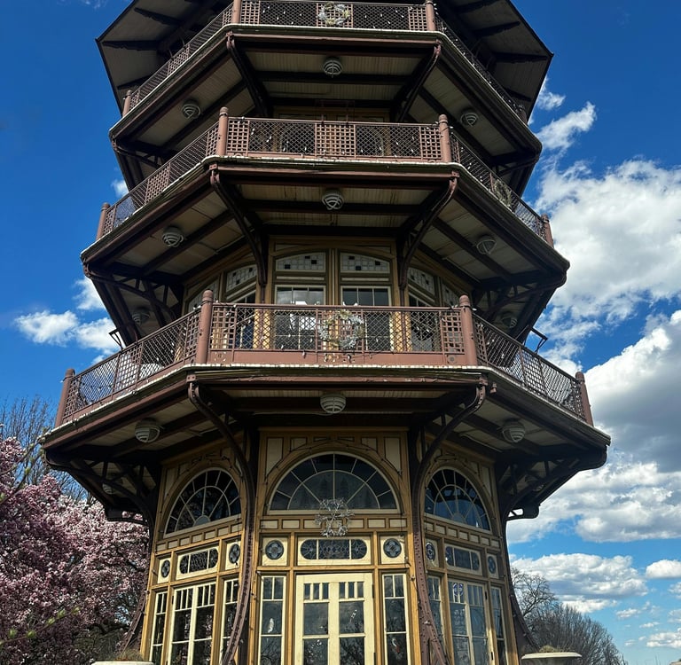 The Pagoda in Patterson Park Observatory , Baltimore , Maryland , USA