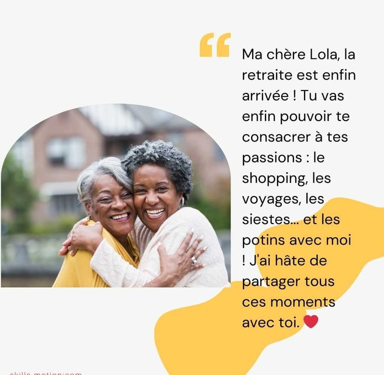 bonne retraite humour femme