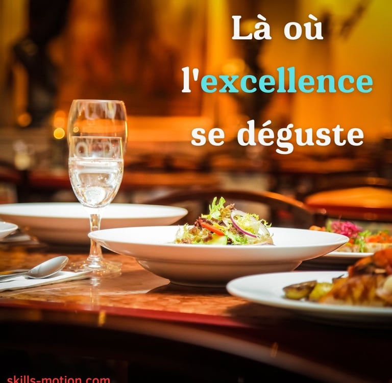 slogan de restaurant de luxe