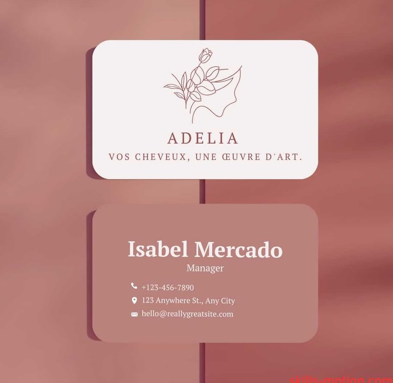 Idées de slogans pour coiffure à mettre sur sa carte de visite