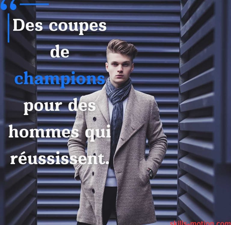Idées de slogans pour coiffure homme