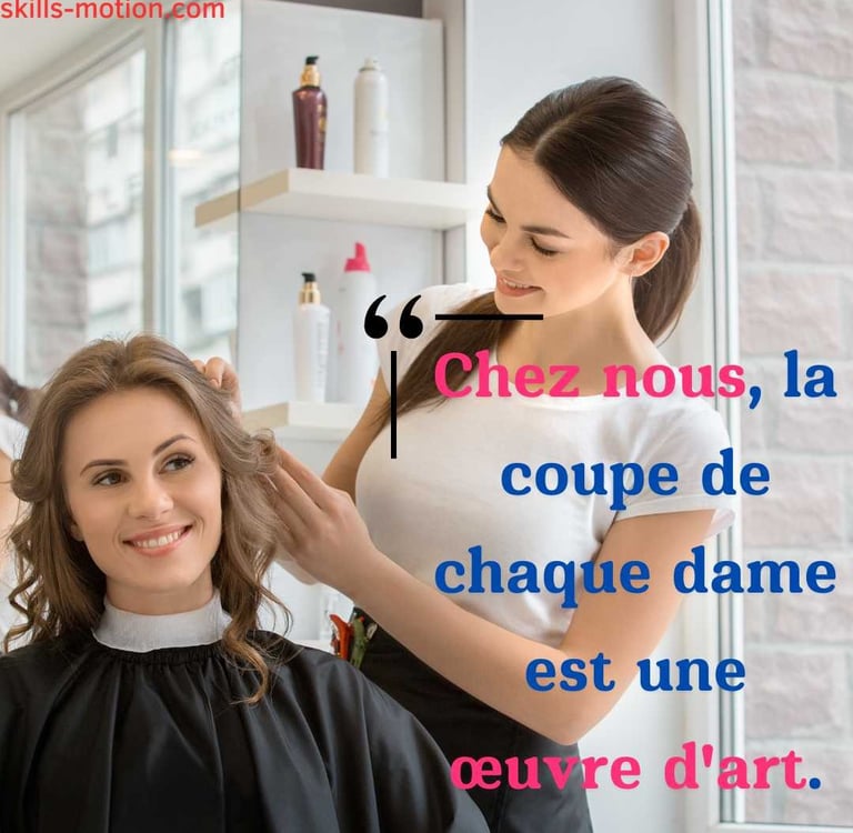 Idées de slogans pour salon de coiffure femme