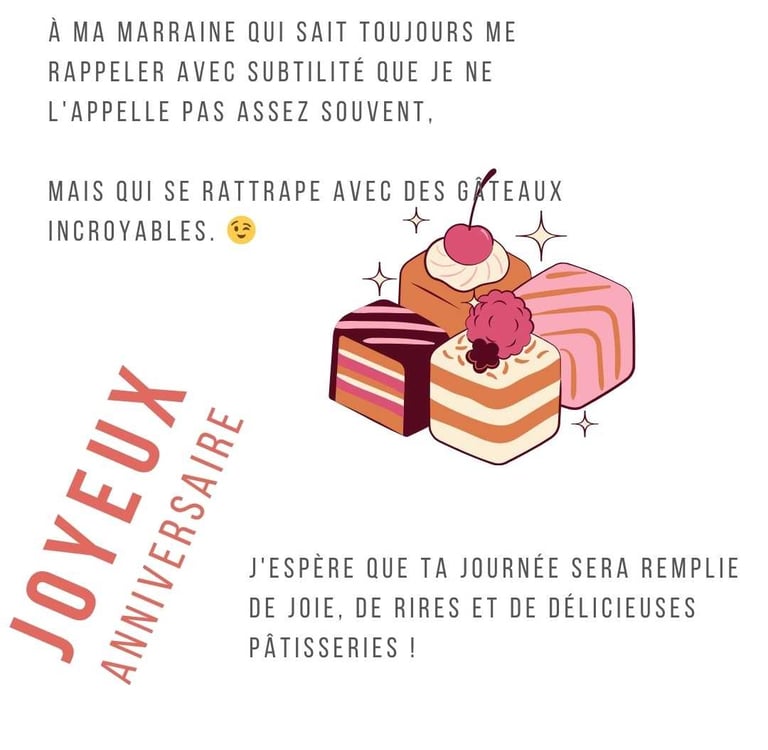 image de joyeux anniversaire marraine avec humour