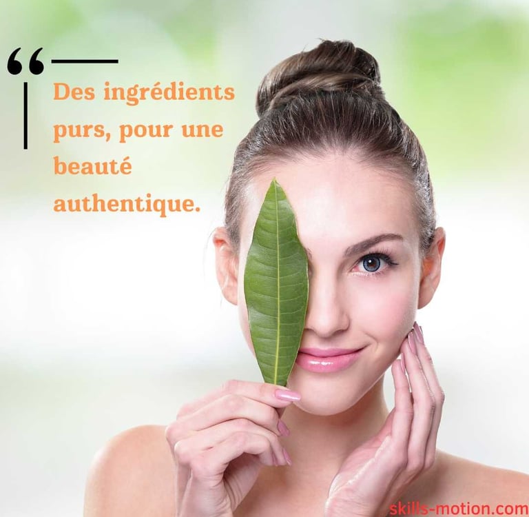 idee de slogan pour la cosmetique naturelle