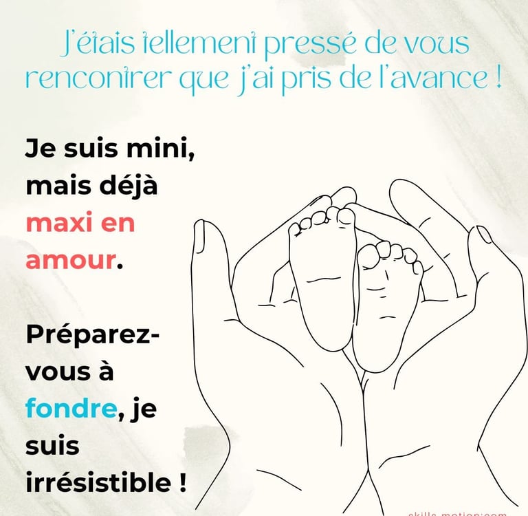 photo faire-part de naissance bebe premature