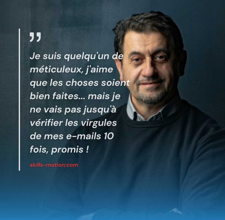 Se présenter de manière drôle : exemple du perfectionniste