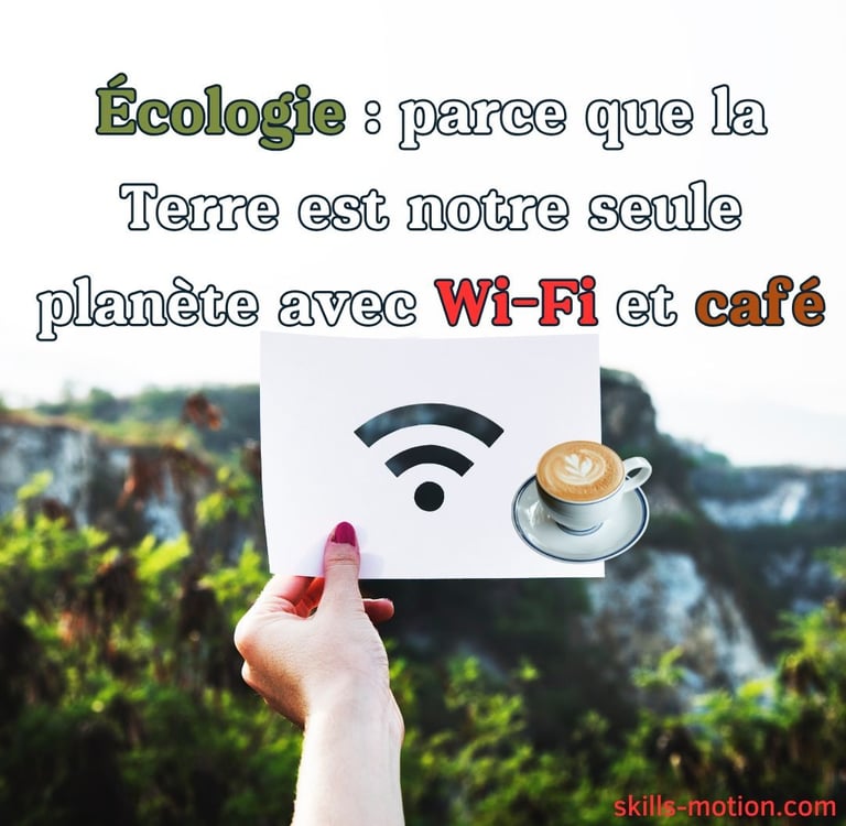slogan affiche sensibilisation ecologie