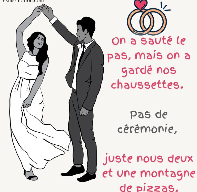 Texte drole faire-part de mariage sans invitation