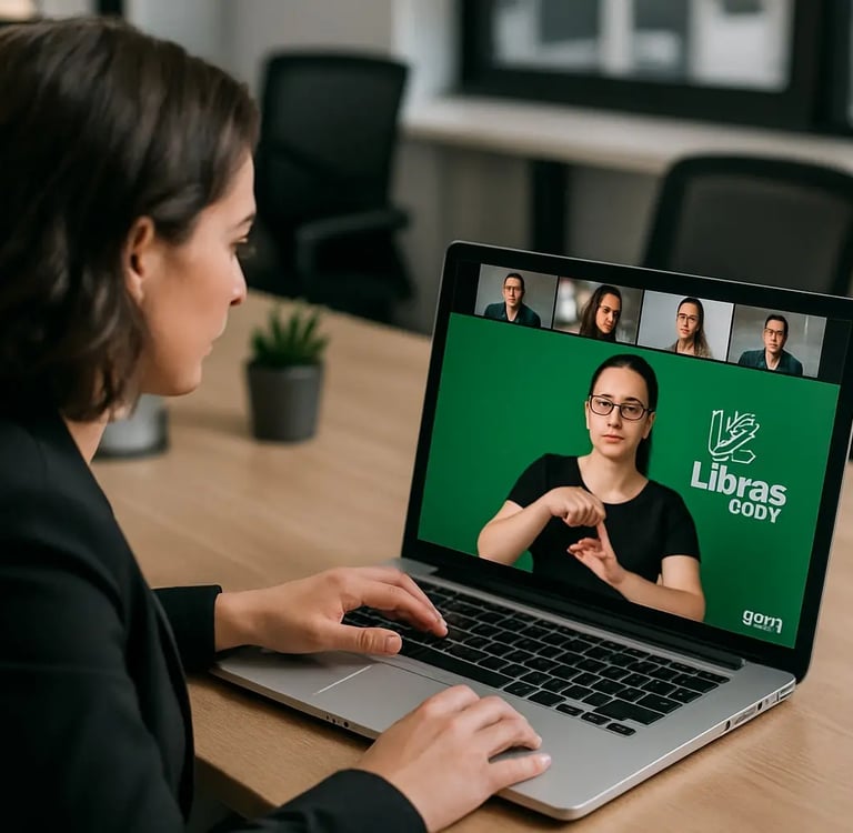 inclusão de surdos nas empresas com cursos de Libras in company