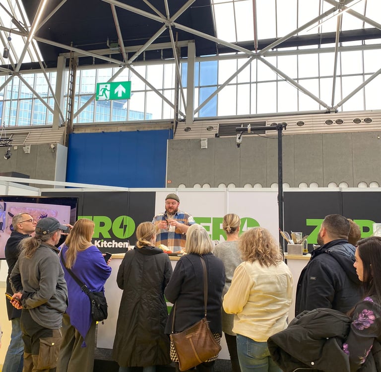 Showcooking at Fully Charged Show